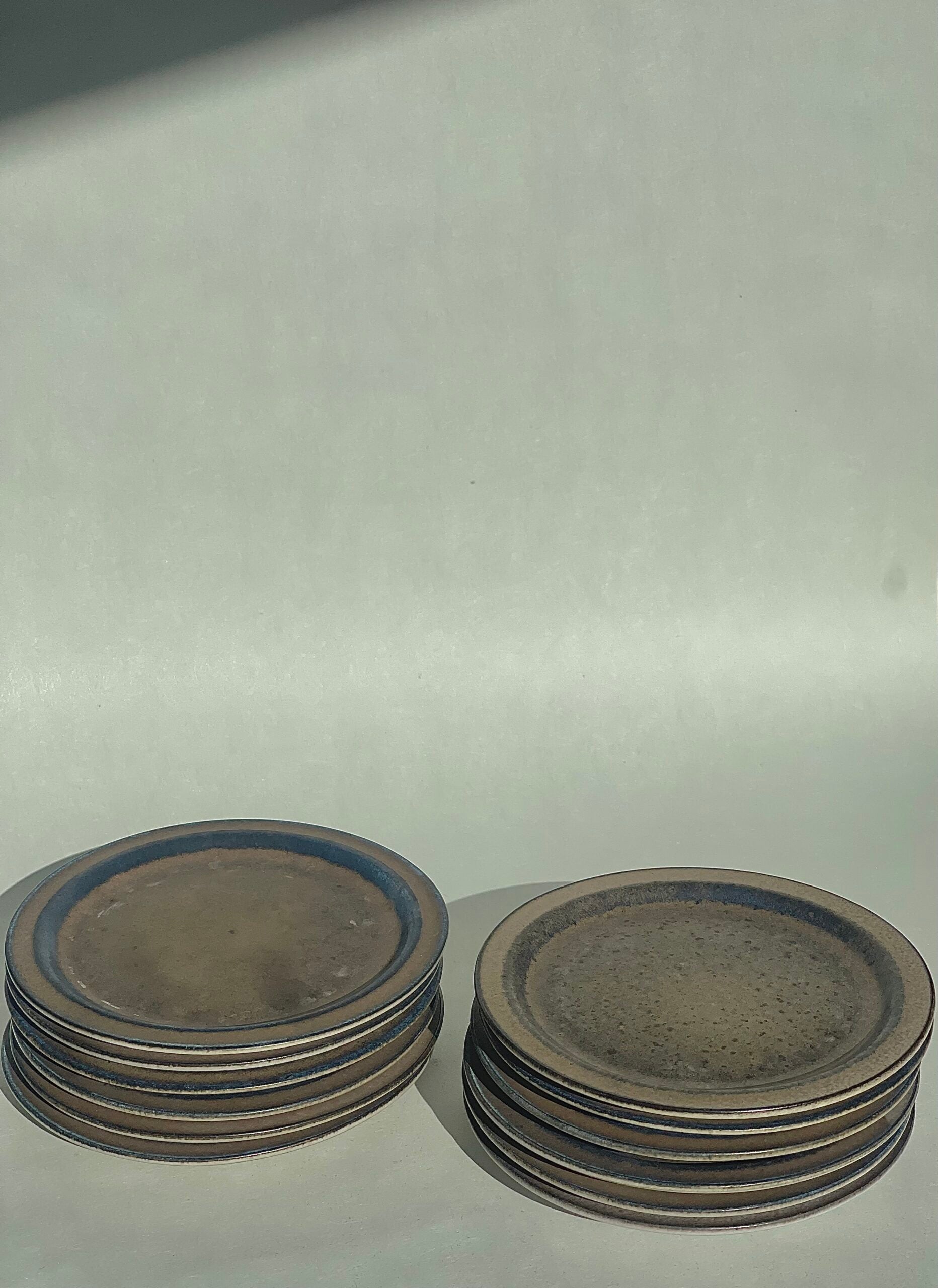 Stoneware Ceramano Feuerkrone Dinner Plates - Set of 12 image 4