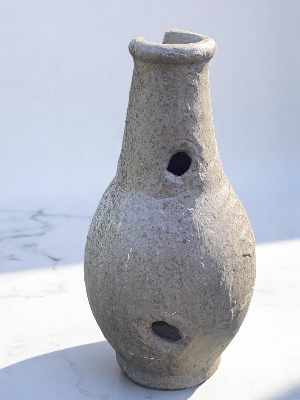 Stoneware Vessel with Perforated Form image 5