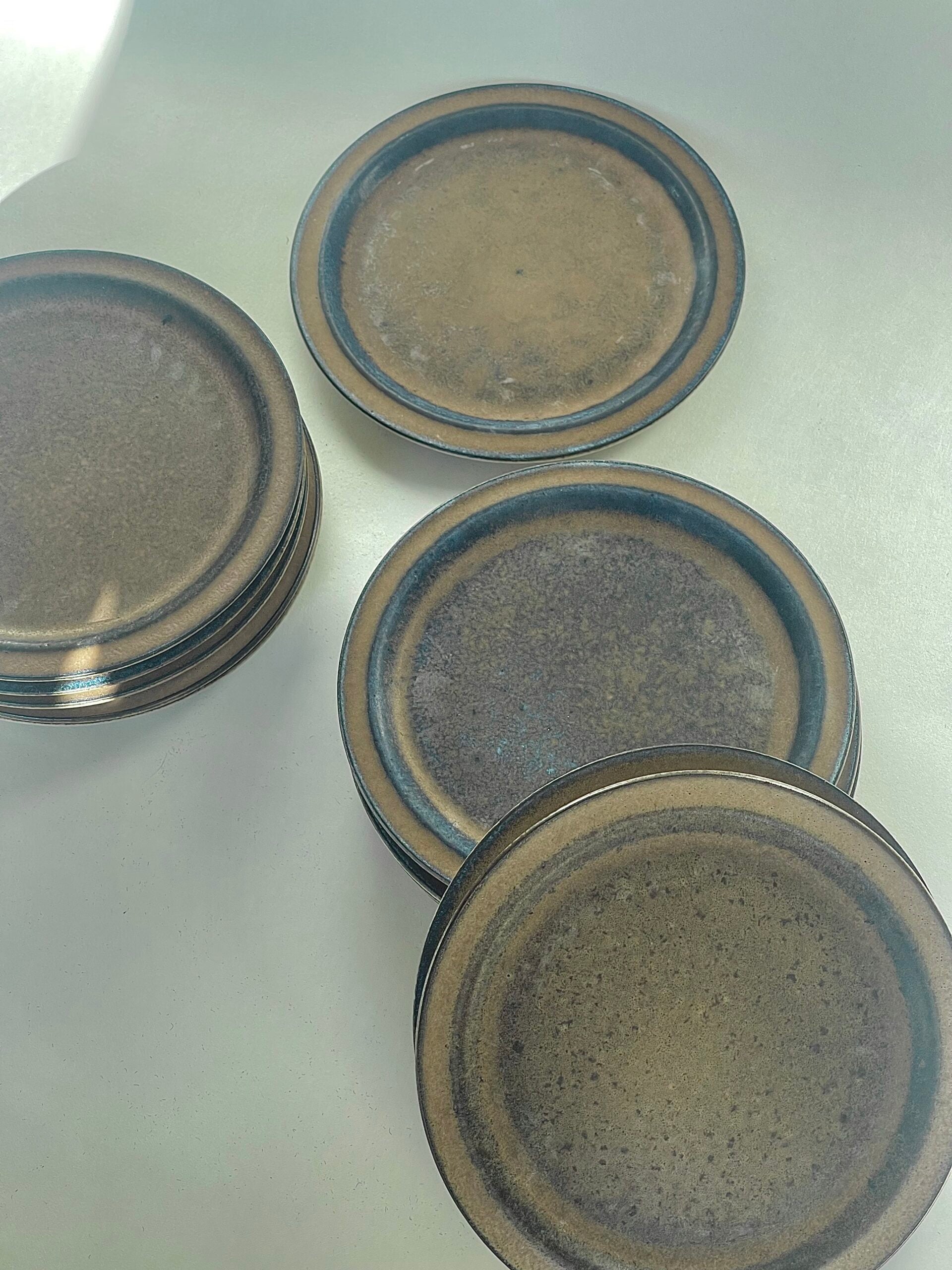 Stoneware Ceramano Feuerkrone Dinner Plates - Set of 12 image 2