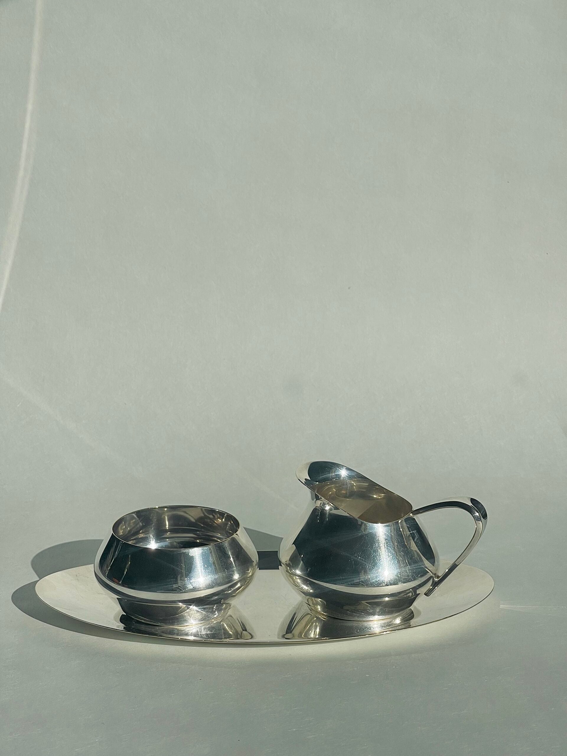 WMF Wagenfeld Bauhaus Silver Plated Serving Set image 0