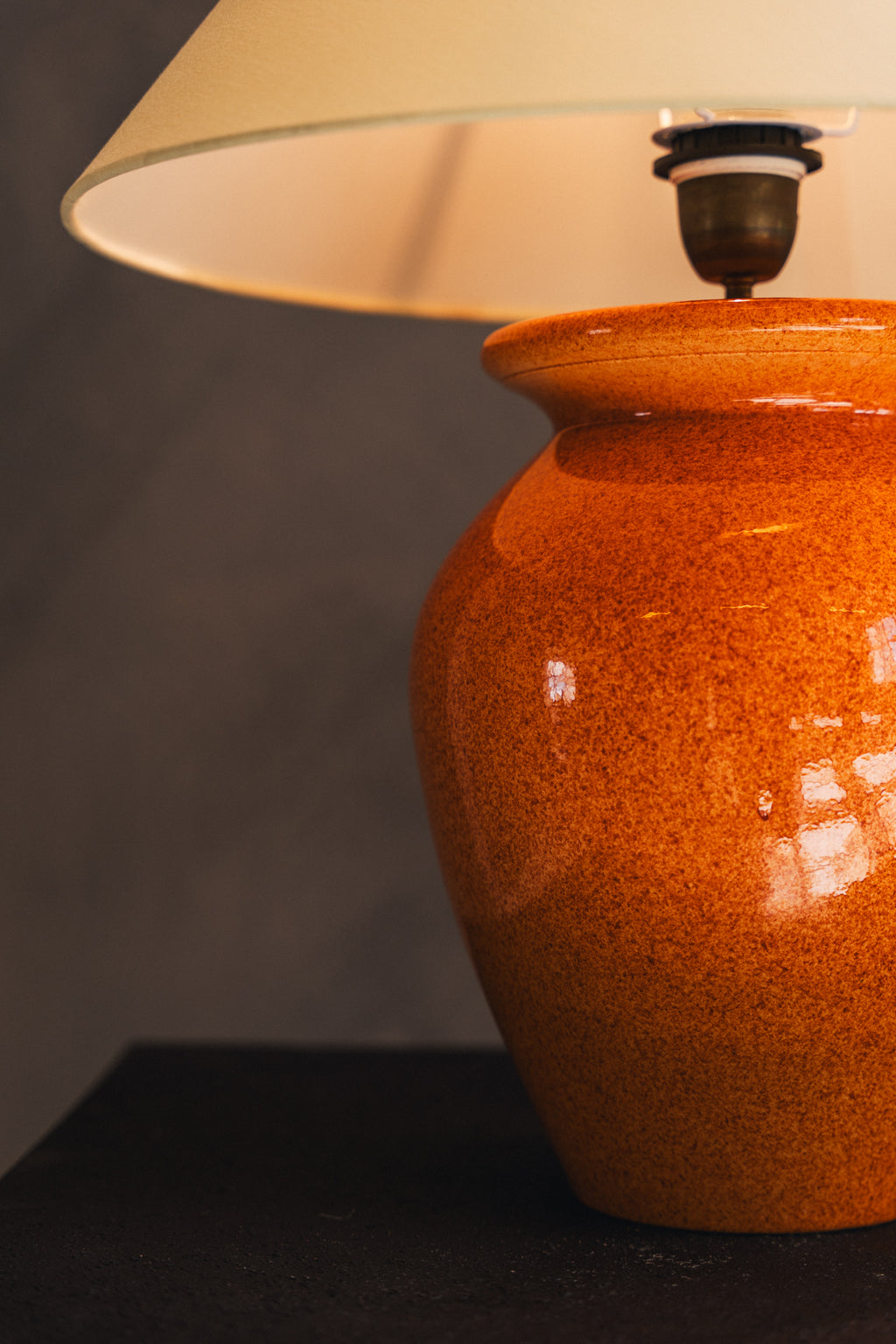 Ceramic Terracotta Robert Kostka Table Lamp image 1