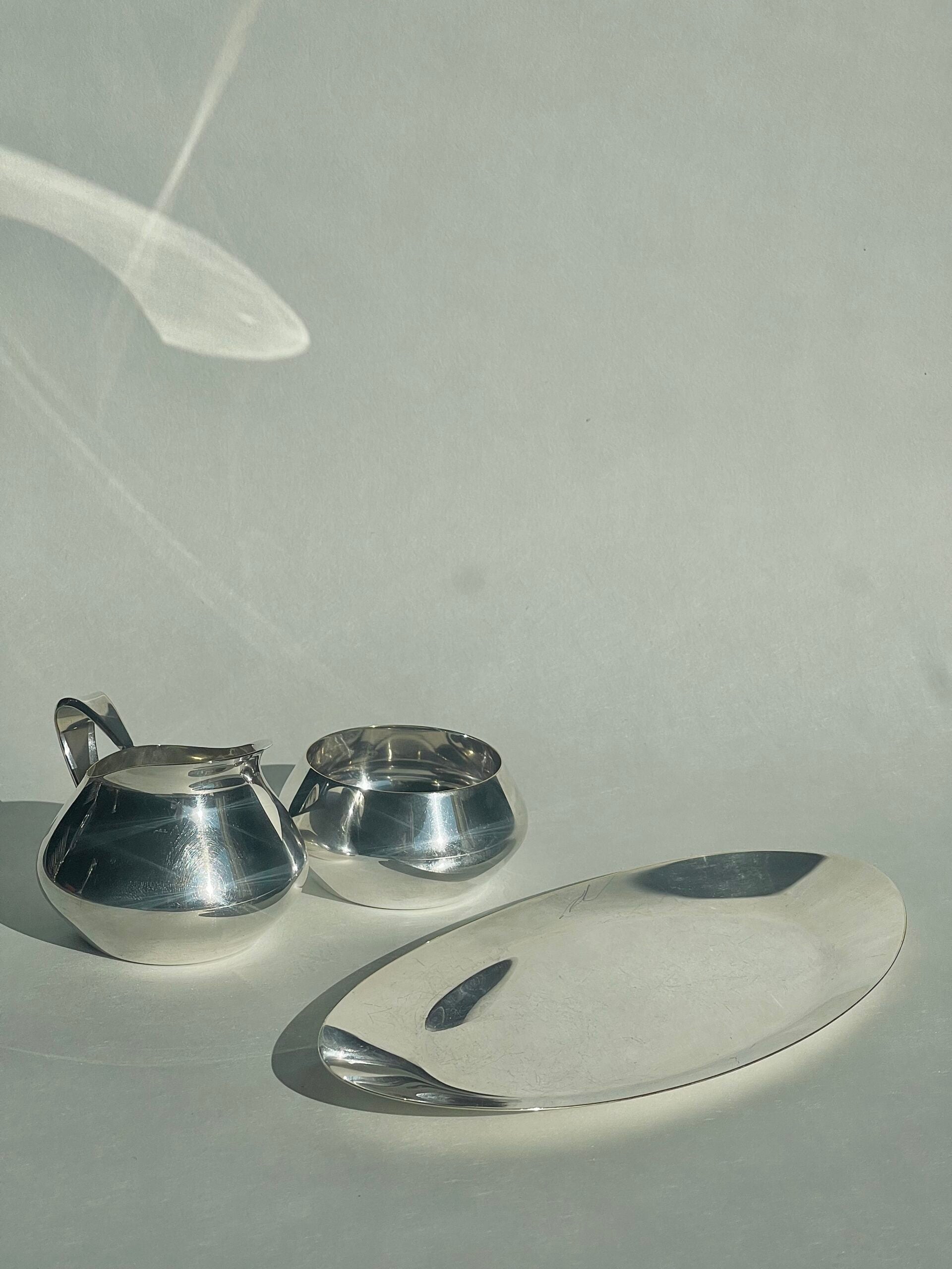 WMF Wagenfeld Bauhaus Silver Plated Serving Set image 1