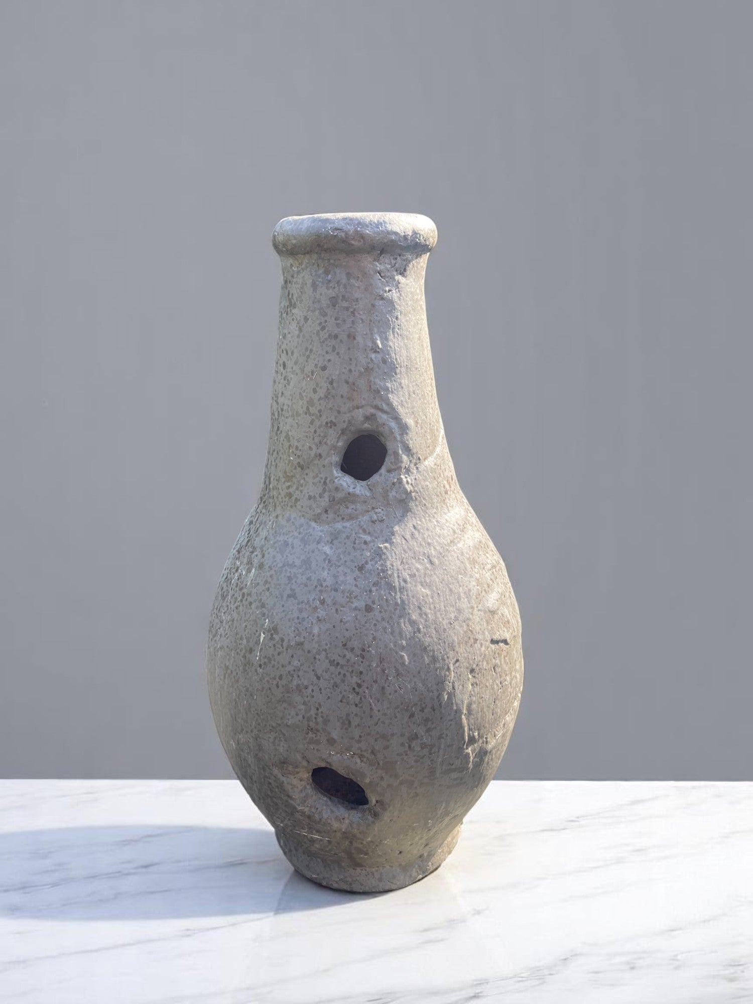 Stoneware Vessel with Perforated Form image 4