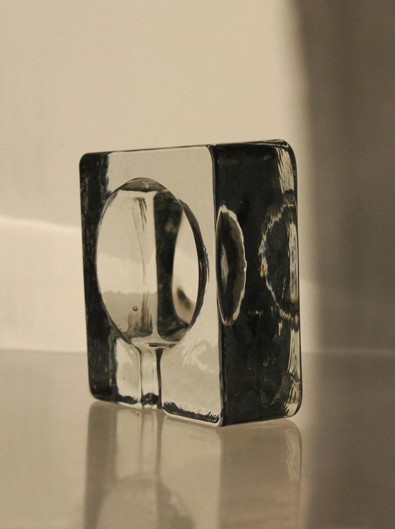 Brutalist Glass Ashtray image 5