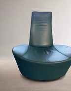Postmodern Leather Lounge Chair by Montis image 1