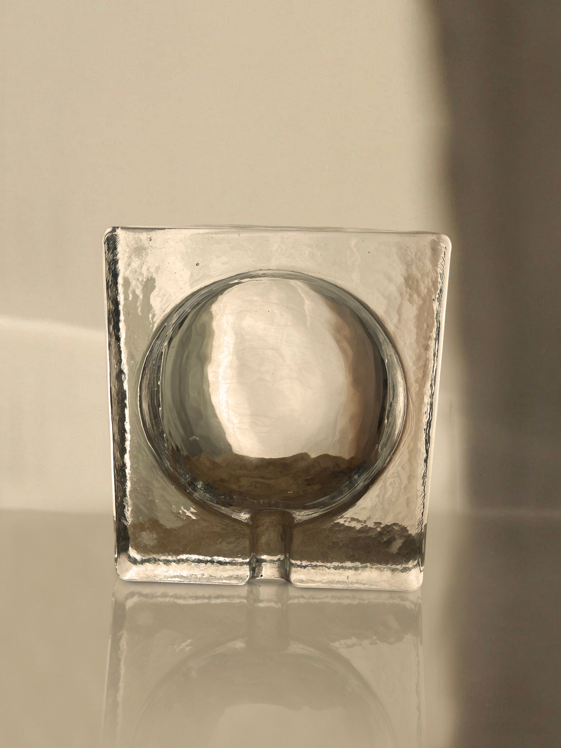 Brutalist Glass Ashtray image 4