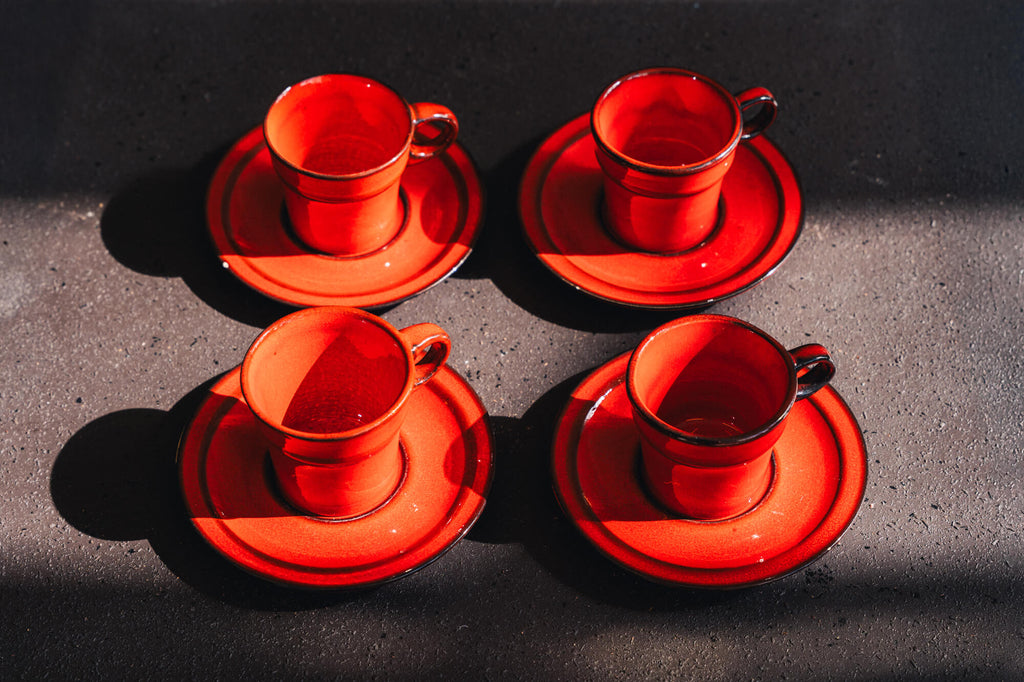 Jasba Keramik Plate and Teacup Set image 1
