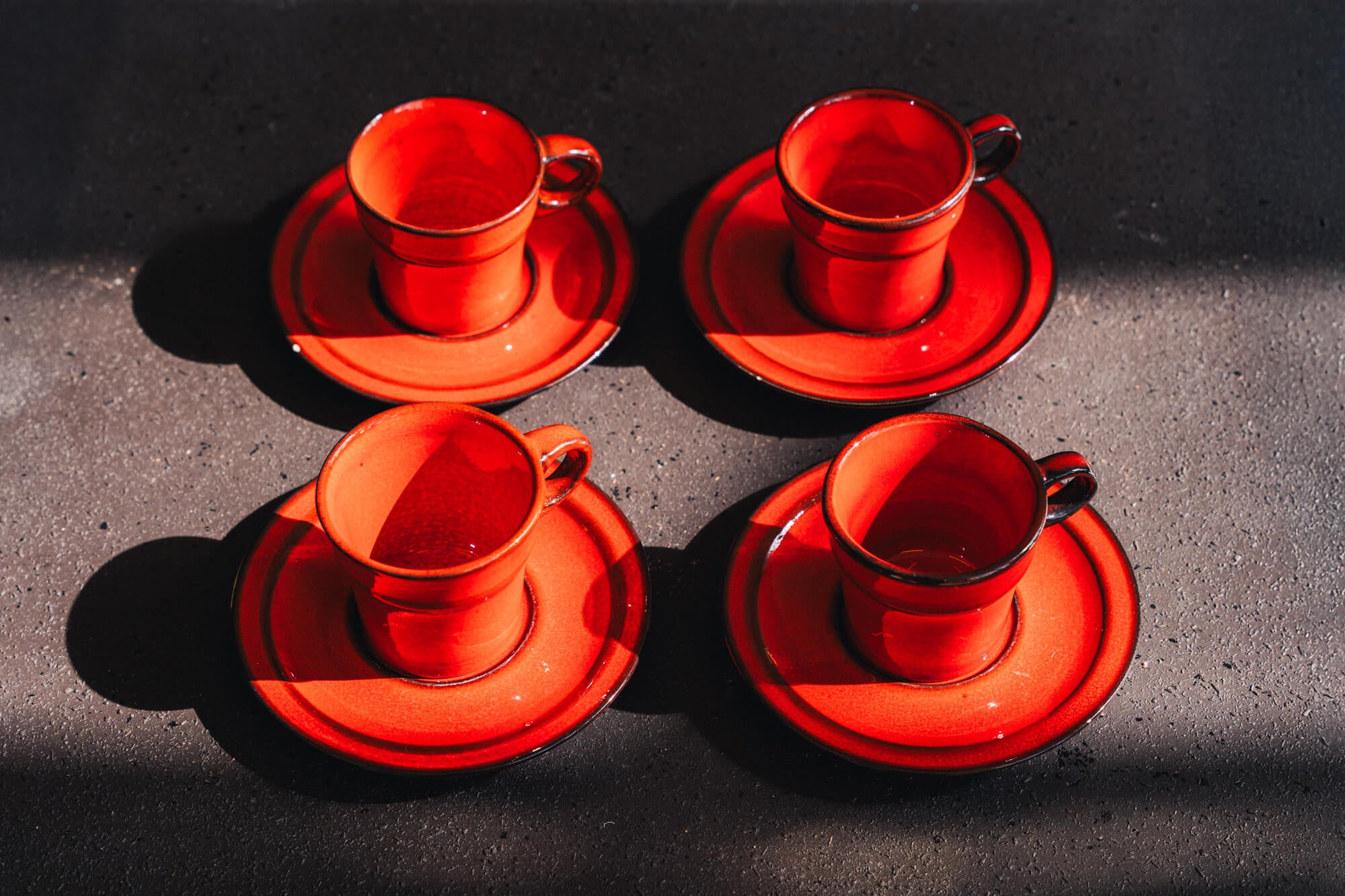 Jasba Keramik Plate and Teacup Set image 1