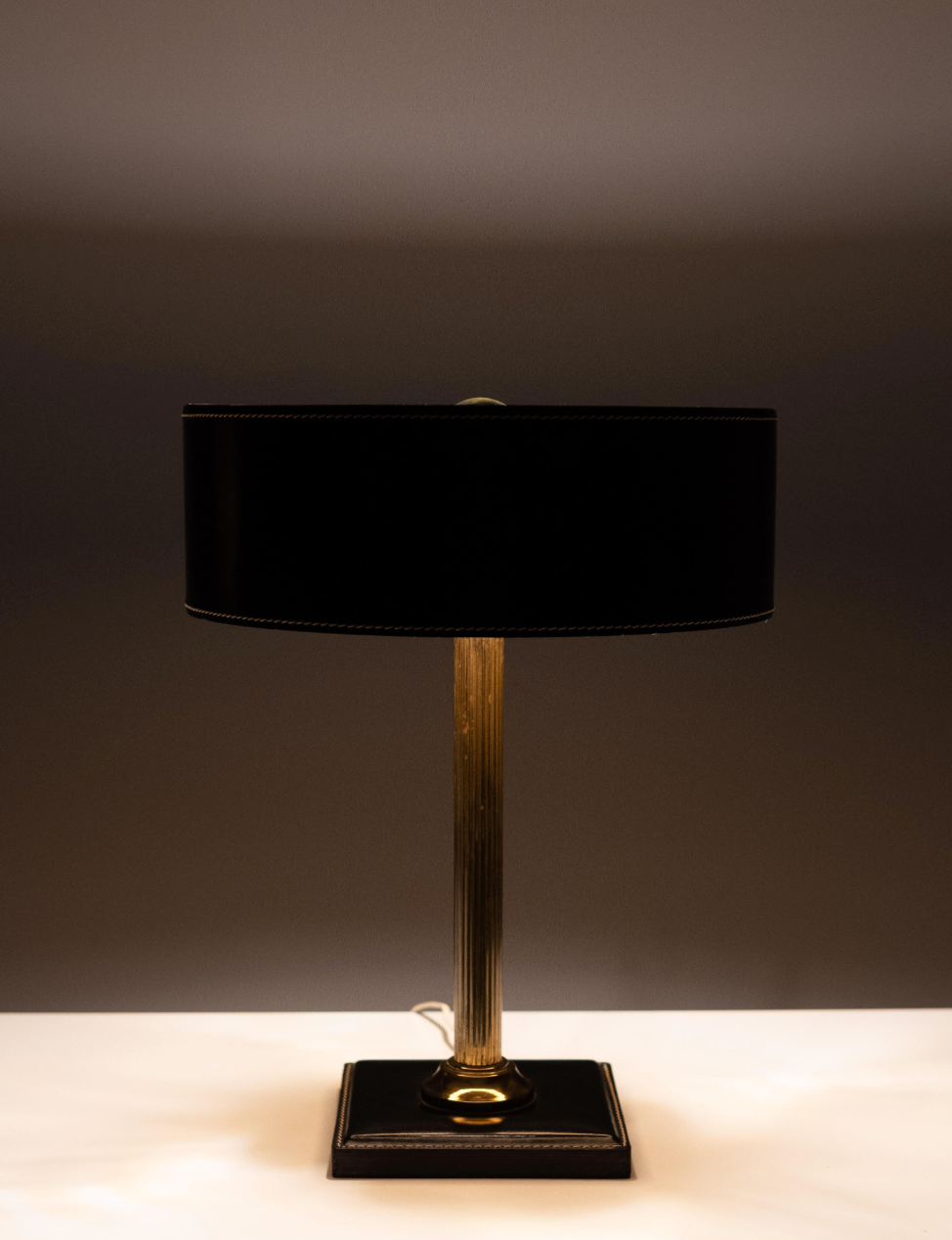 Jacques Adnet Clad Table Lamp image 1