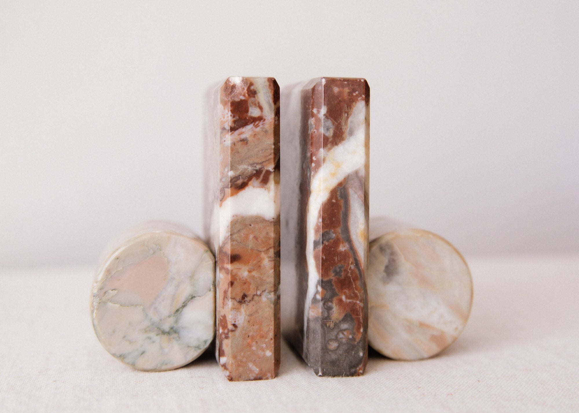 Italian Marble Bookends image 1