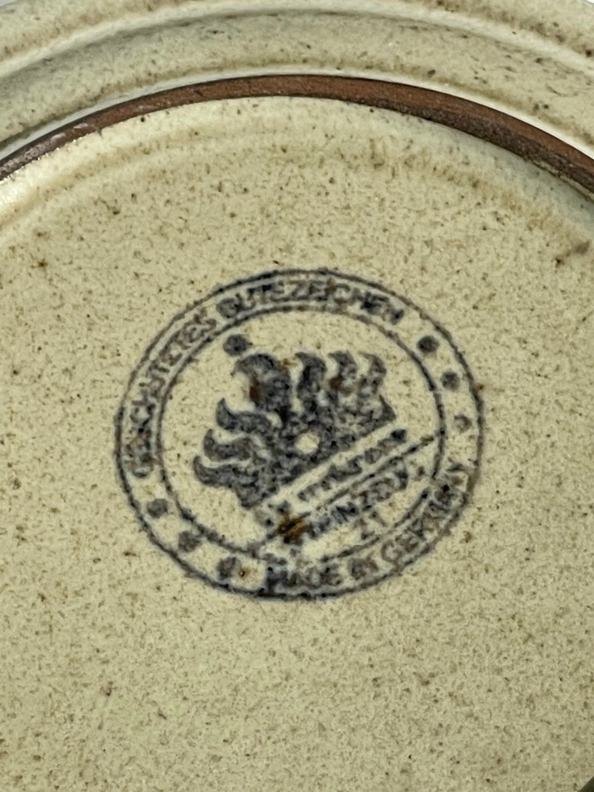 Stoneware Ceramano Feuerkrone Dinner Plates - Set of 12 image 8