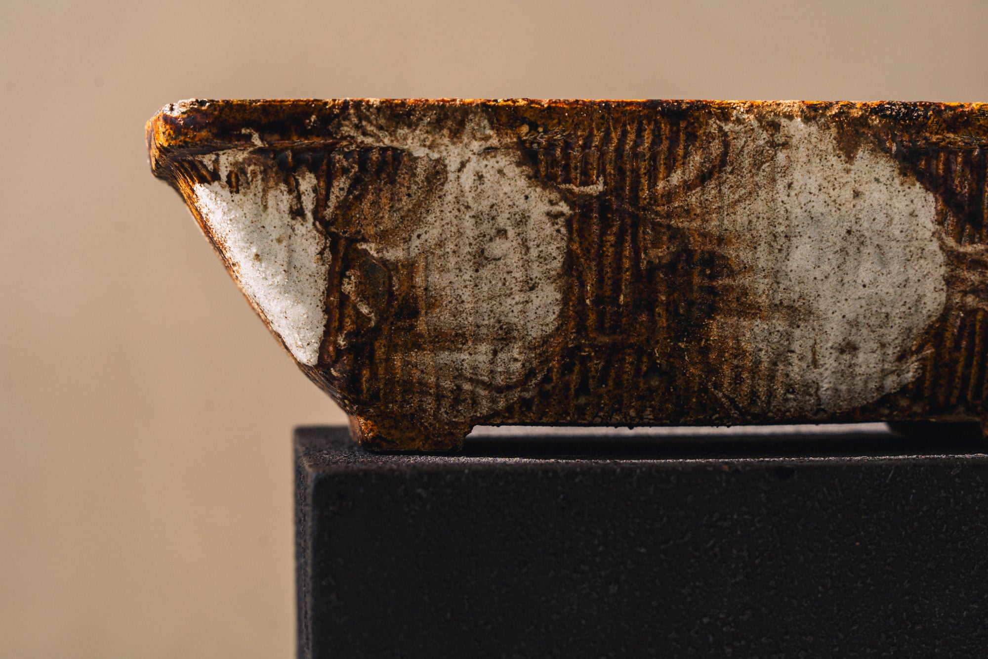 Vintage Ceramic Fat Lava Planter image 4