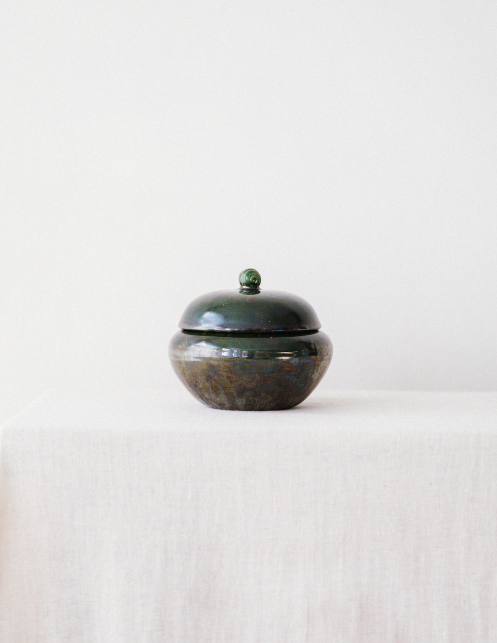 Studio Ceramic Lidded Vessel