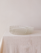 Pressed Glass Shell Plates