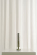 Stainless Steel Brutalist Rod Vase, Slender