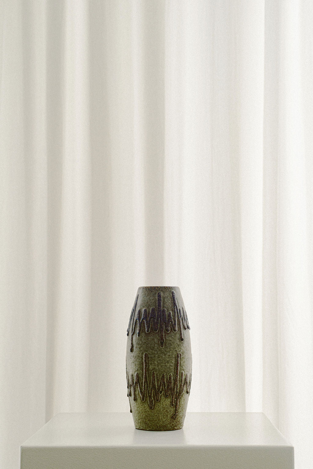 West German Fat Lava Vase