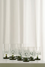 Vintage Ingrid Wine Glasses, Set of 12