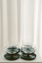 Leerdam Glass Coupes, Set of 4