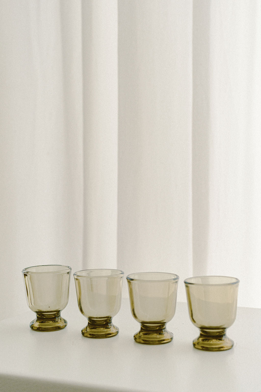 Vintage Smoked Shot Glasses