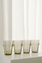 Arcoroc Smoked Brown Glass Tumblers
