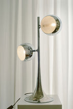 Space Age Chrome Eyeball Lamp, Style of Goffredo Reggiani, 1970s