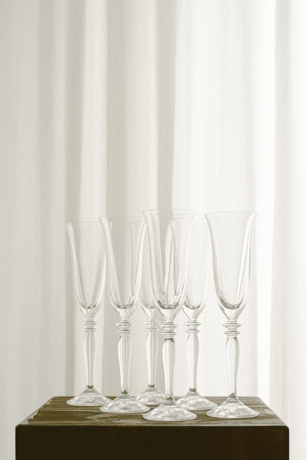 Vintage Champagne Flutes