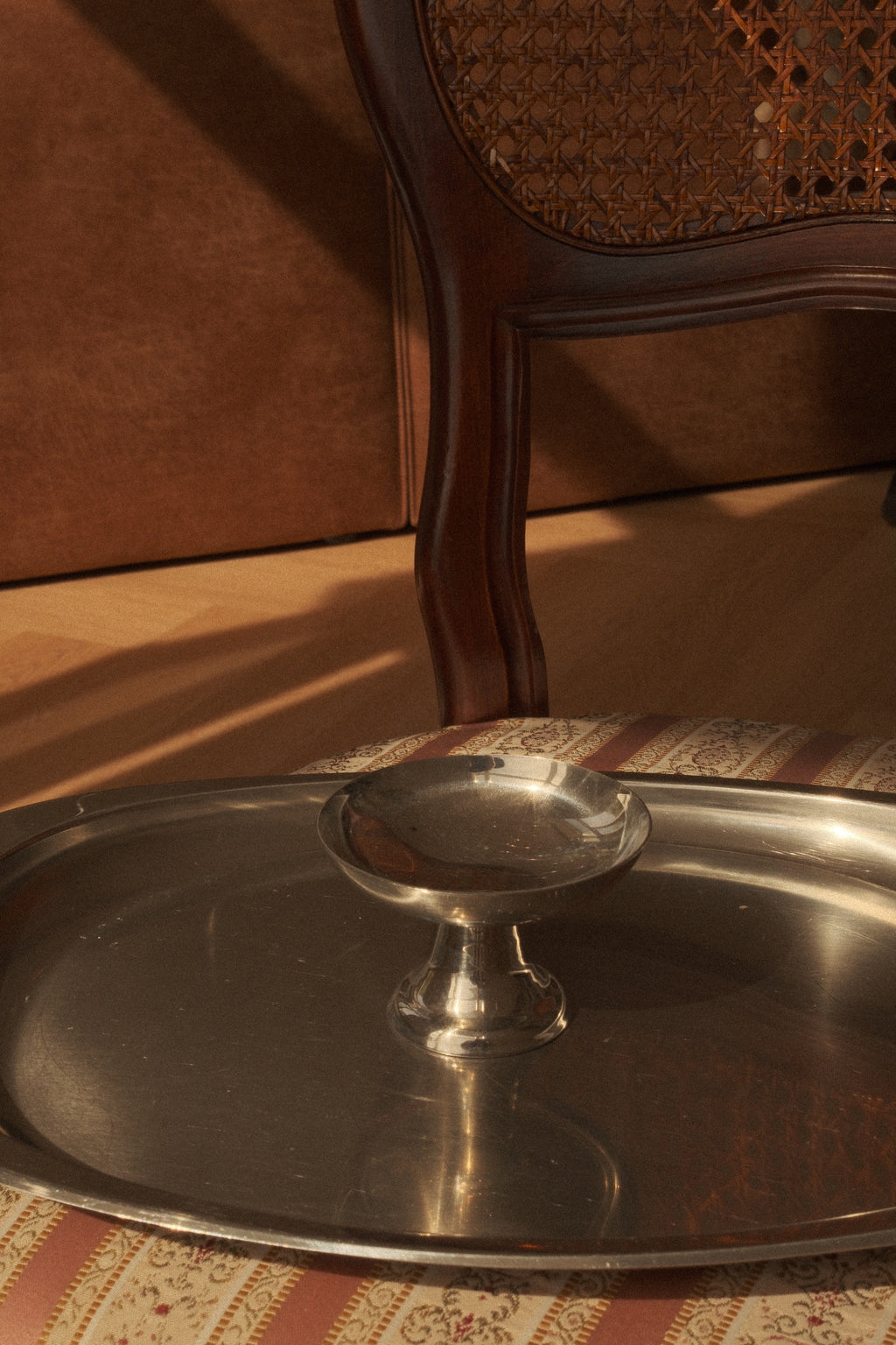 Stainless Steel Pedestal Coupes - Wide Bowl