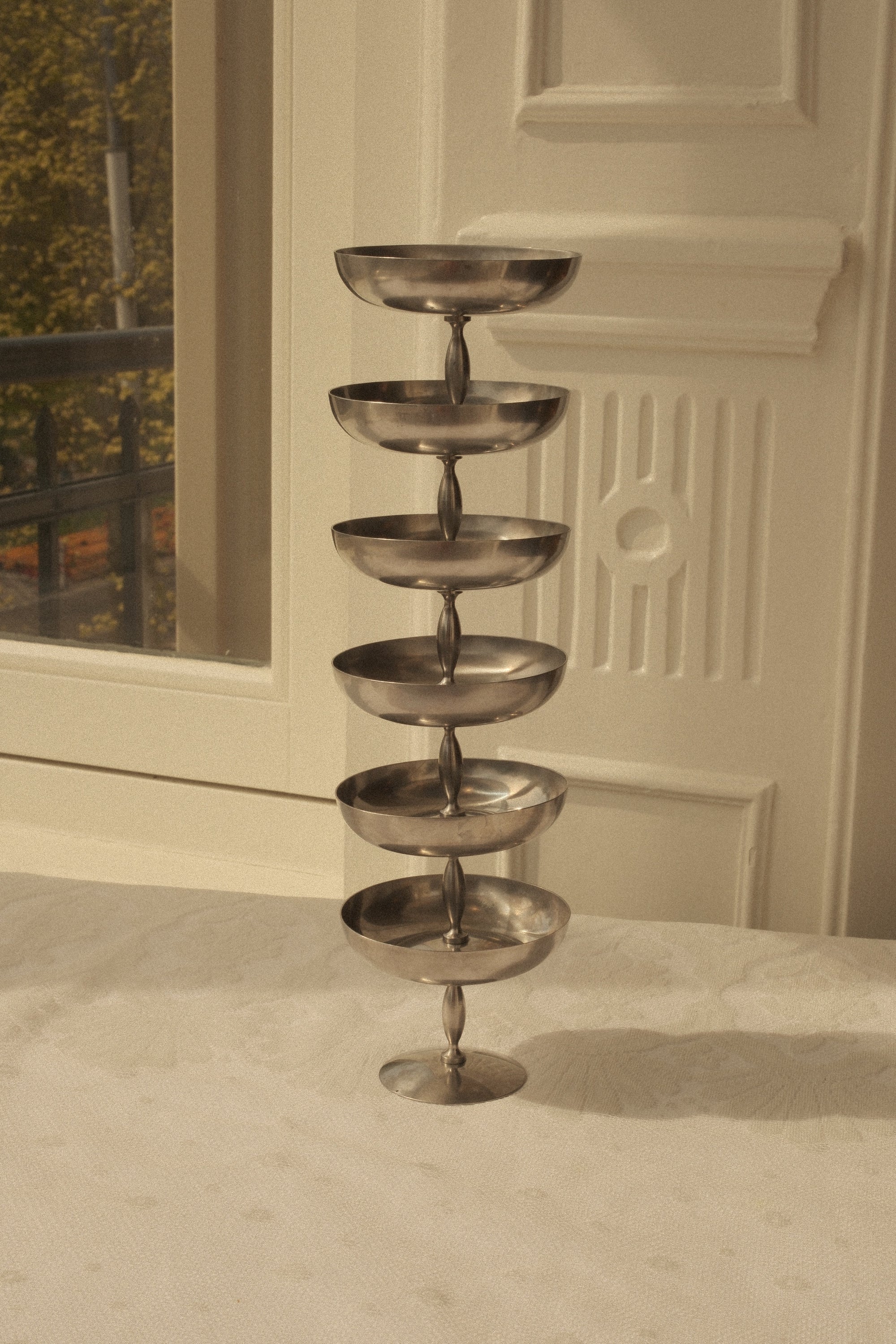Stainless Steel Pedestal Coupes