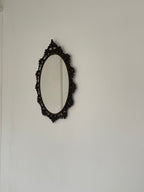 Ornate Vintage Oval Mirror, Rococo Frame