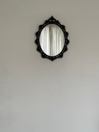 Ornate Vintage Oval Mirror, Rococo Frame