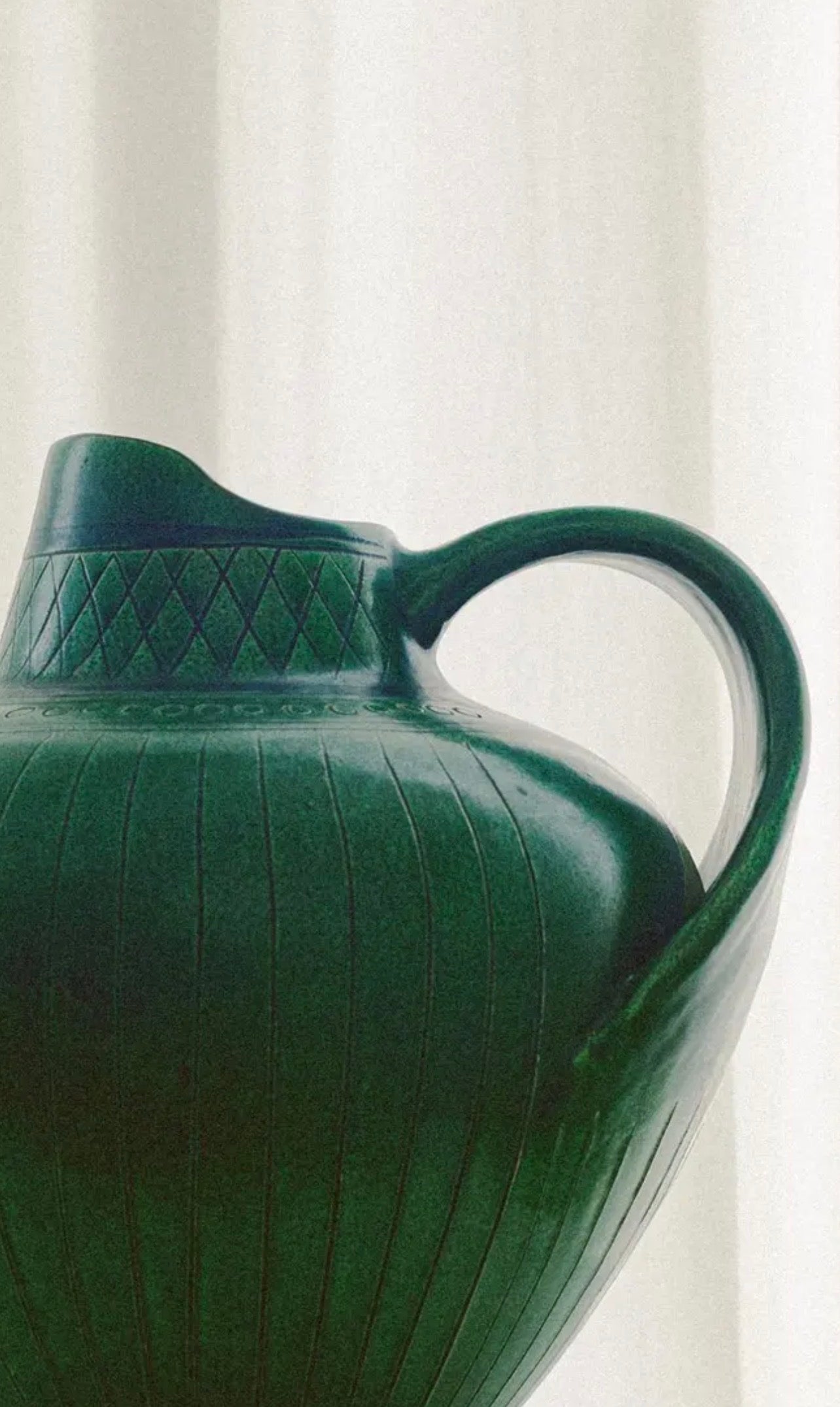 Wilhelm Kågel Hand-Thrown Ceramic Pitcher