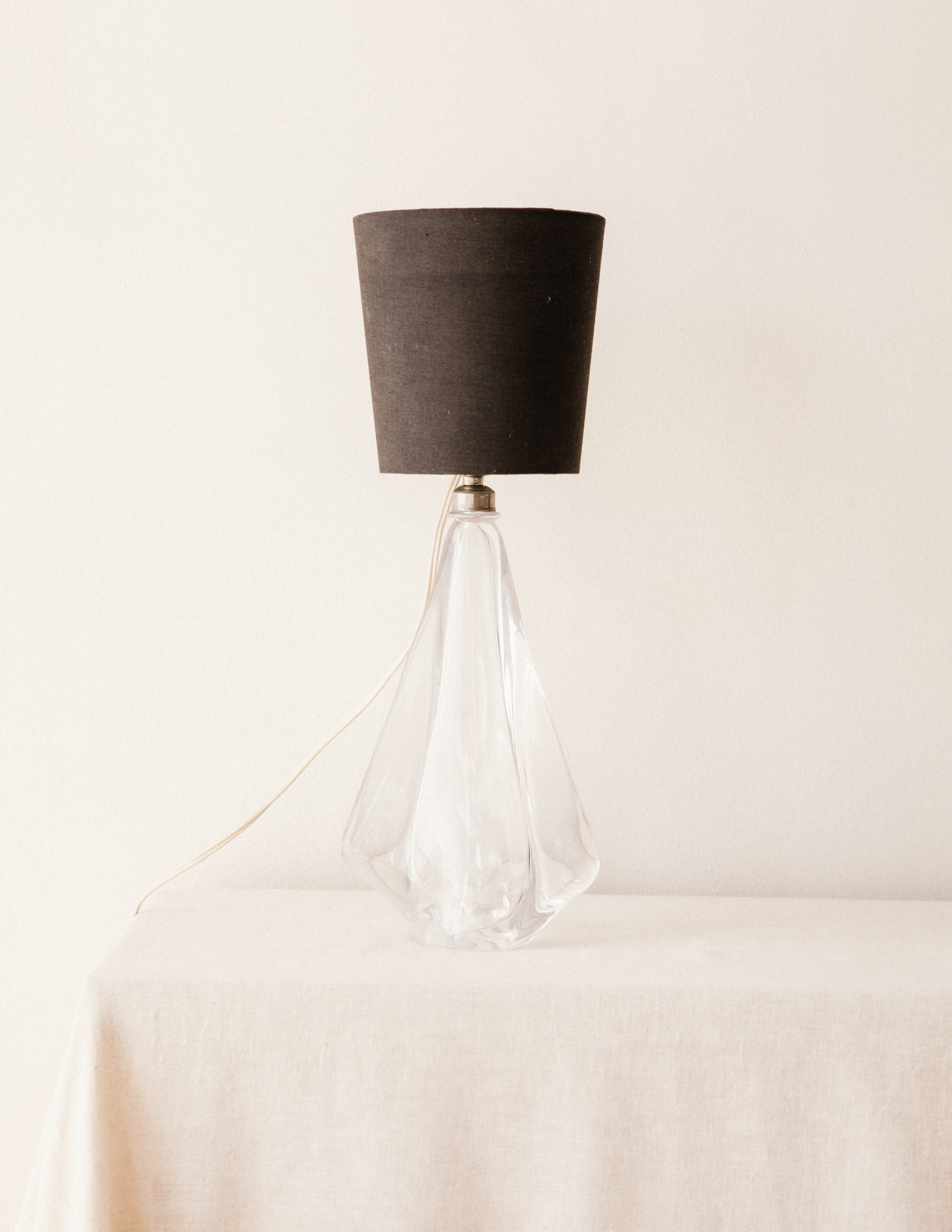 Val Saint Lambert Crystal Lamp by René Delvenne image 3