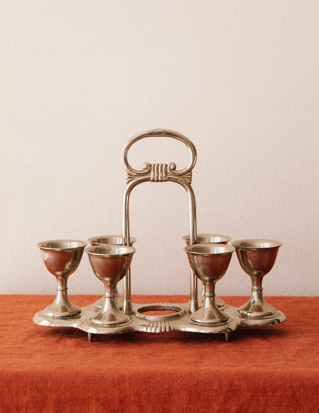 Vintage Egg Cruet Holder Set image 0