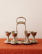 Vintage Egg Cruet Holder Set image 0