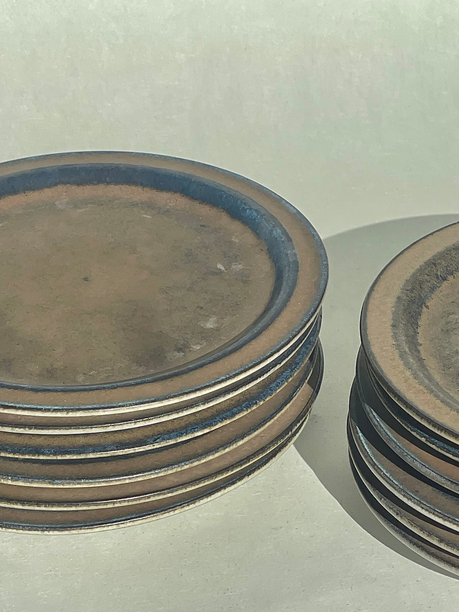 Stoneware Ceramano Feuerkrone Dinner Plates - Set of 12 image 5