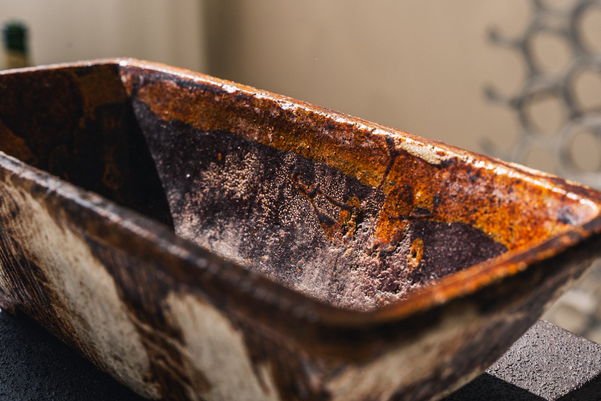 Vintage Ceramic Fat Lava Planter image 2